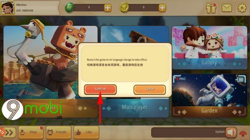 Bí quyết thay đổi ngôn ngữ trong Mini World