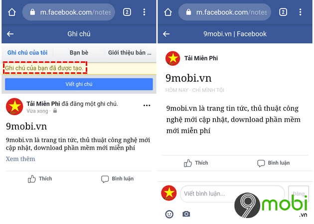 Bí quyết tạo ghi chú và note trên Facebook