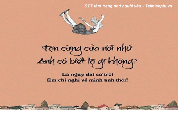 Stt nhớ người yêu cũ tâm trạng số 0