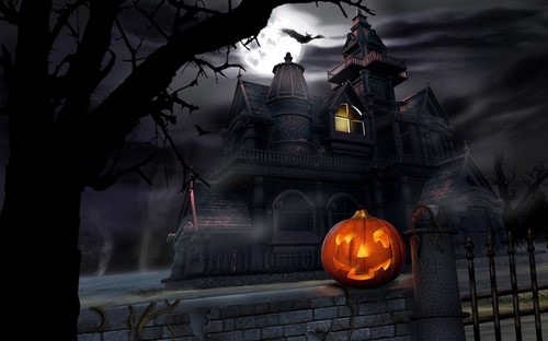 Bức tranh Halloween, hình nền Halloween 2021 cho máy tính và laptop