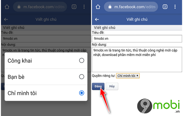 Bí quyết tạo ghi chú và note trên Facebook