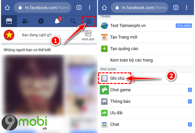 Bí quyết tạo ghi chú và note trên Facebook