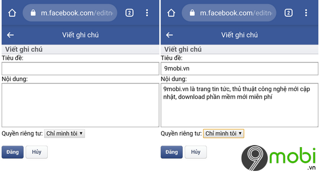 Bí quyết tạo ghi chú và note trên Facebook