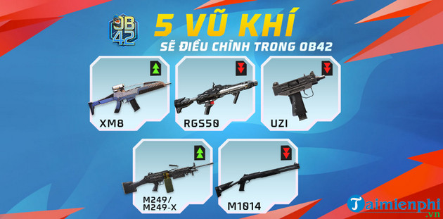 Cập nhật mới nhất Free Fire OB42, update FF OB42 đầy sôi động