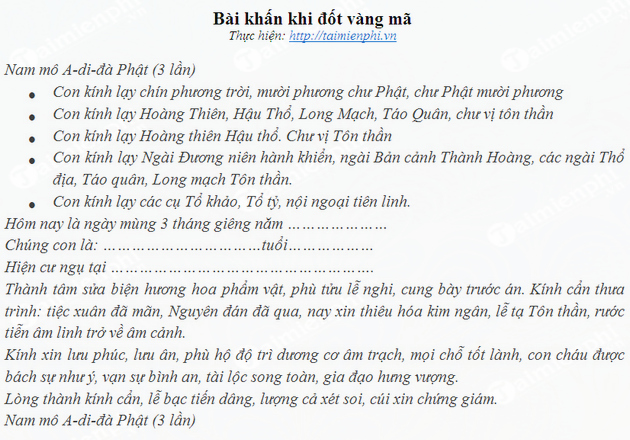 Văn Khấn Hóa Vàng Mã Rằm Tháng 7 - Hướng Dẫn Chi Tiết Và Ý Nghĩa Tâm Linh