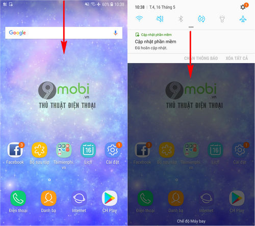 Cải thiện ánh sáng trên màn hình Samsung