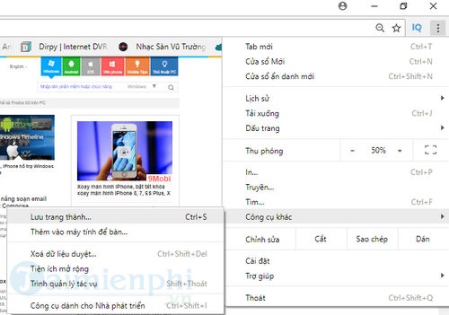 Hướng dẫn ghim trang web vào Taskbar và Pin Web