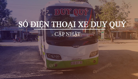 Liên hệ xe Duy Quý qua số điện thoại, Tuyến Sài Gòn