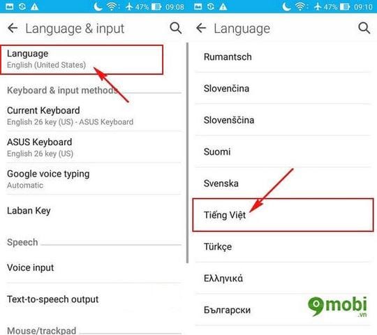 Hướng dẫn cài đặt tiếng Việt trên Android