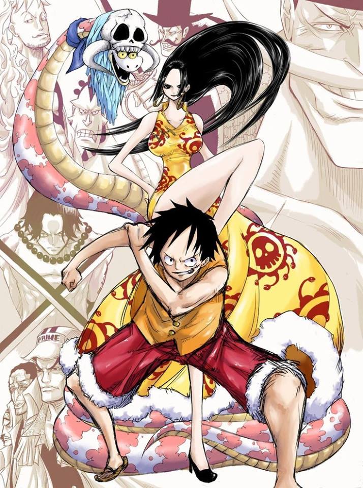 Bức tranh Luffy - Hội tụ hình ảnh đẹp nhất