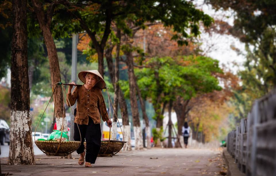 Hình ảnh người mẹ già tần tảo đẹp và ý nghĩa