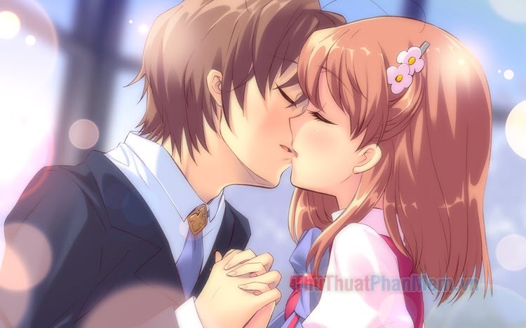 hình ảnh cặp đôi yêu nhau cute anime
