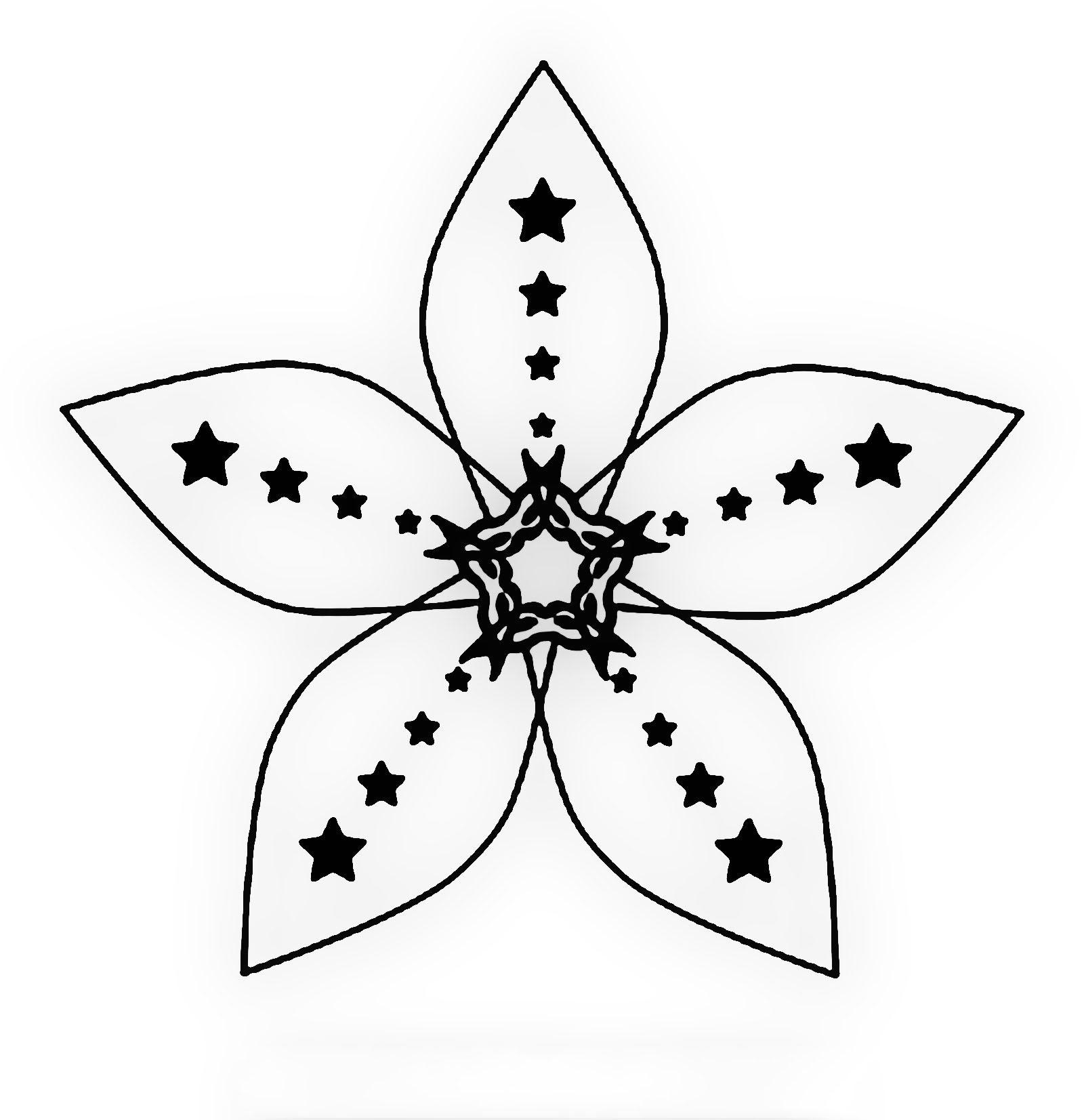 Link dowload 55+ tranh tô màu bông hoa 5 cánh đẹp nhất 2023