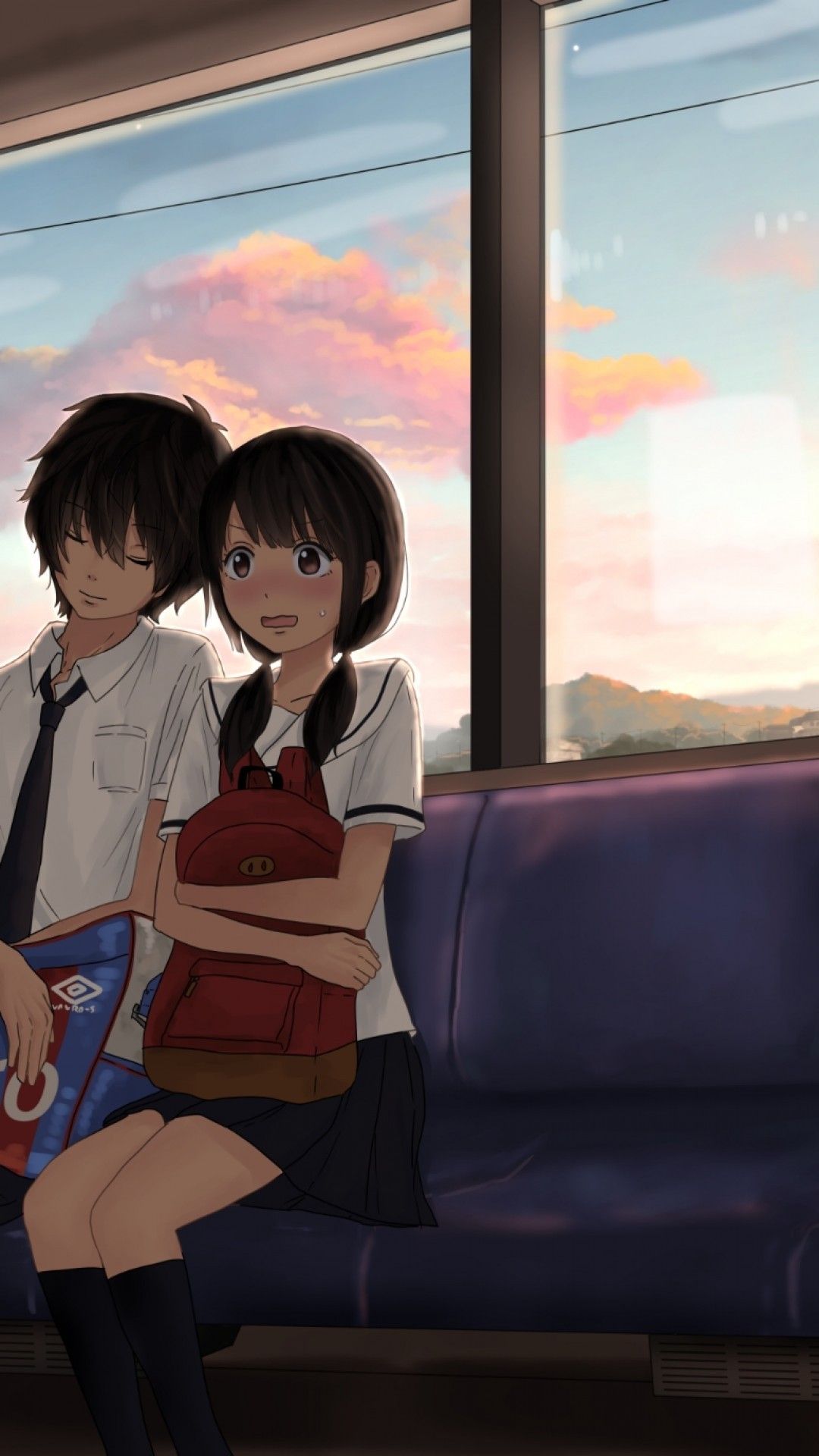 Hình ảnh anime đôi đẹp, dễ thương, đáng yêu