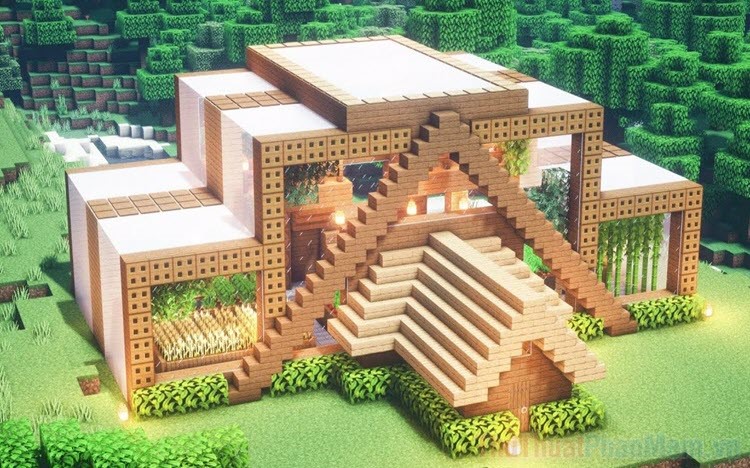 nhà đẹp trong minecraft