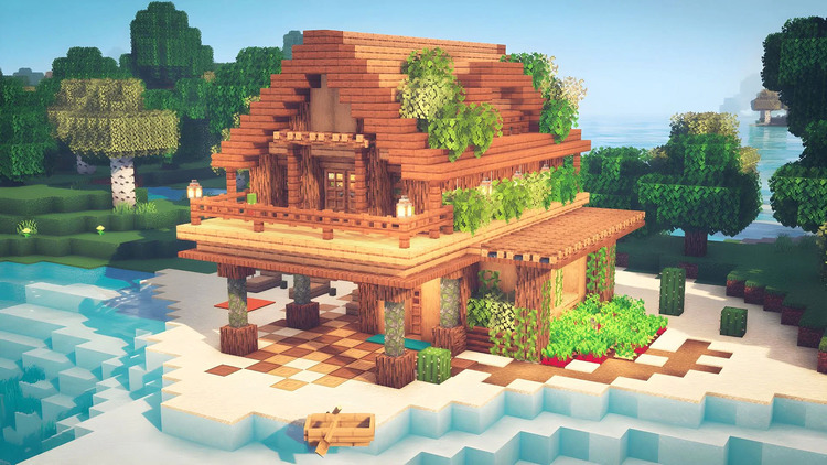 Khám phá vẻ đẹp của những ngôi nhà và biệt thự trong Minecraft