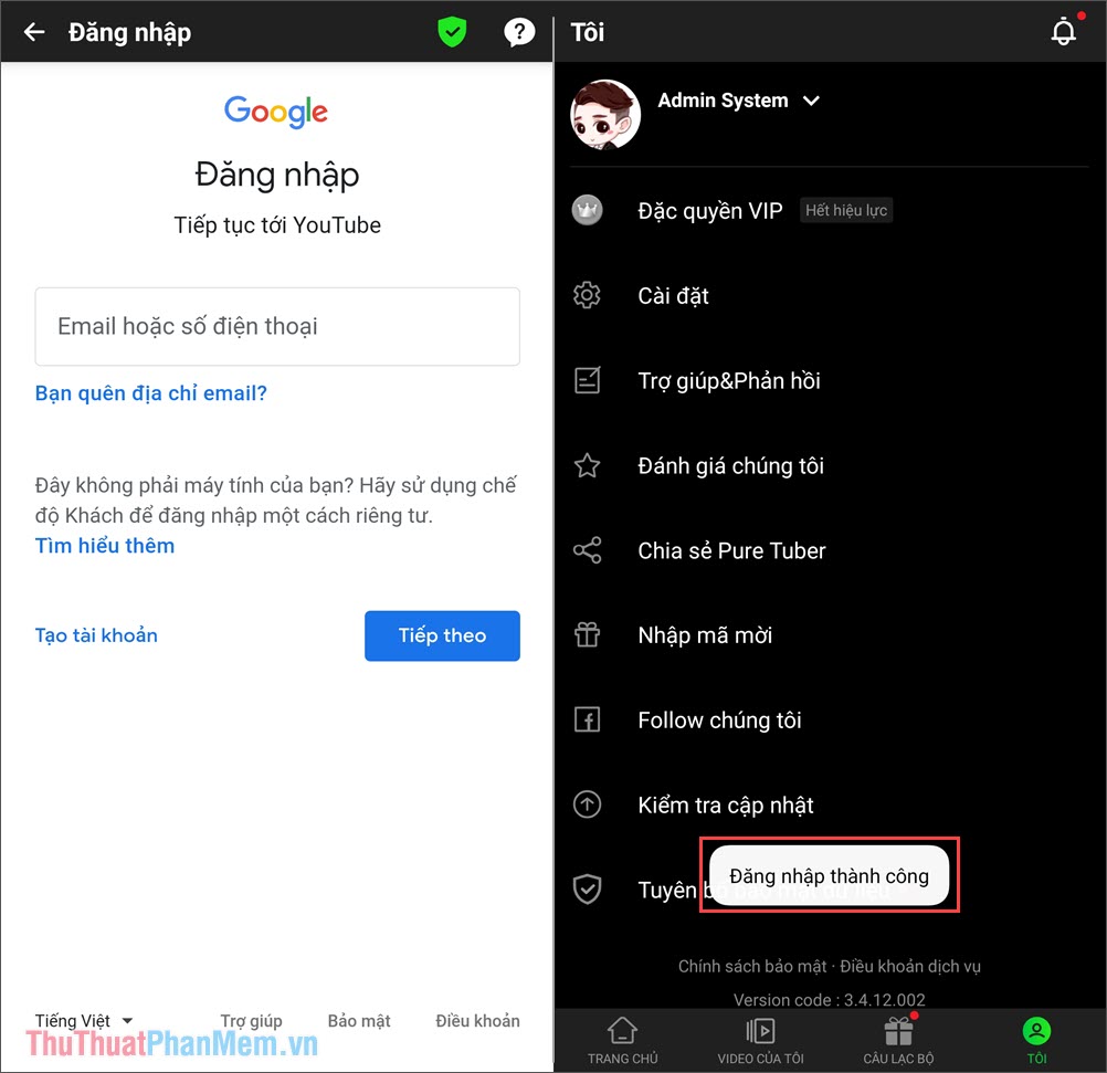 Hướng dẫn sử dụng Pure Tuber - Ứng dụng nghe nhạc YouTube tắt màn hình
