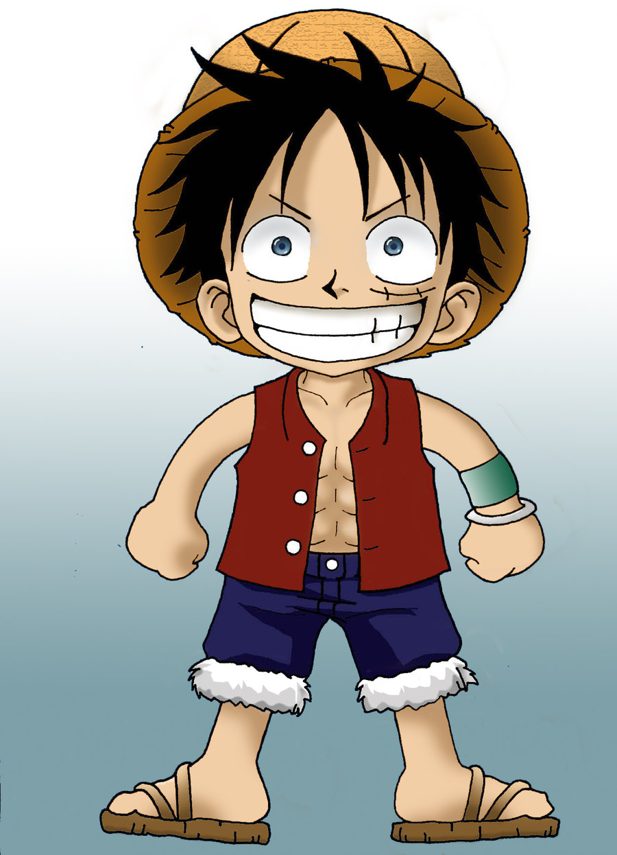 Chibi Monkey D Luffy - One Piece - Kit168 Đồ Chơi Mô Hình Giấy Download  Miễn Phí - Free Papercraft Toy