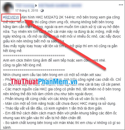 Cách tạo Hashtag trên Facebook