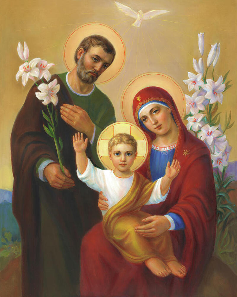 Hình ảnh gia đình Thánh Gia - Biểu tưởng cao đẹp, liêng thiêng