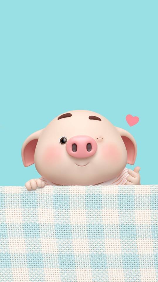 Tổng hợp hình nền chú heo cute cho điện thoại và máy tính - Quantrimang.com  | Lợn, Dễ thương, Lợn con