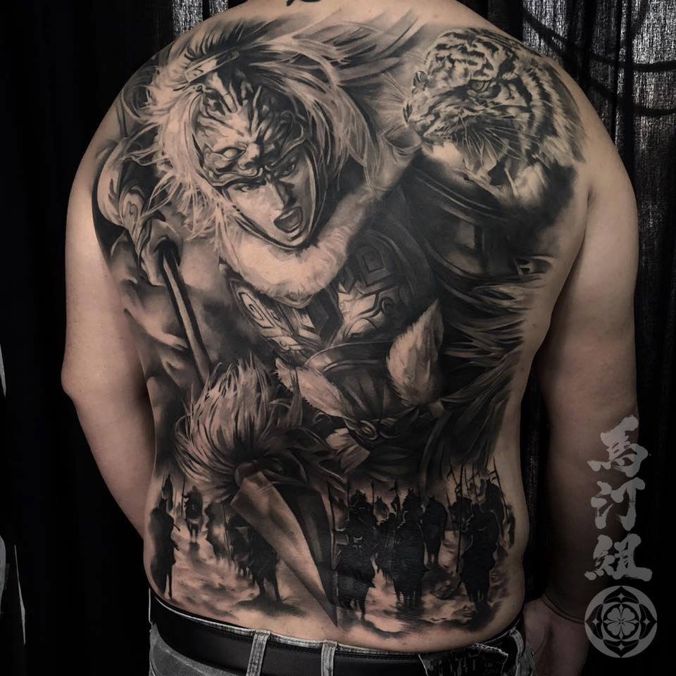 Sang Nguyễn Tattoo - Triệu Vân tên thiệt là (Tử Long) 👉Là một vị tướng uy  dũng.có mưu lược và tân trung vì nước được gọi là Hổ Uy Tướng Quân. 👉Và