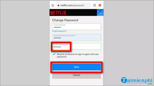 Cách thay đổi mật khẩu Netflix trên máy tính và điện thoại