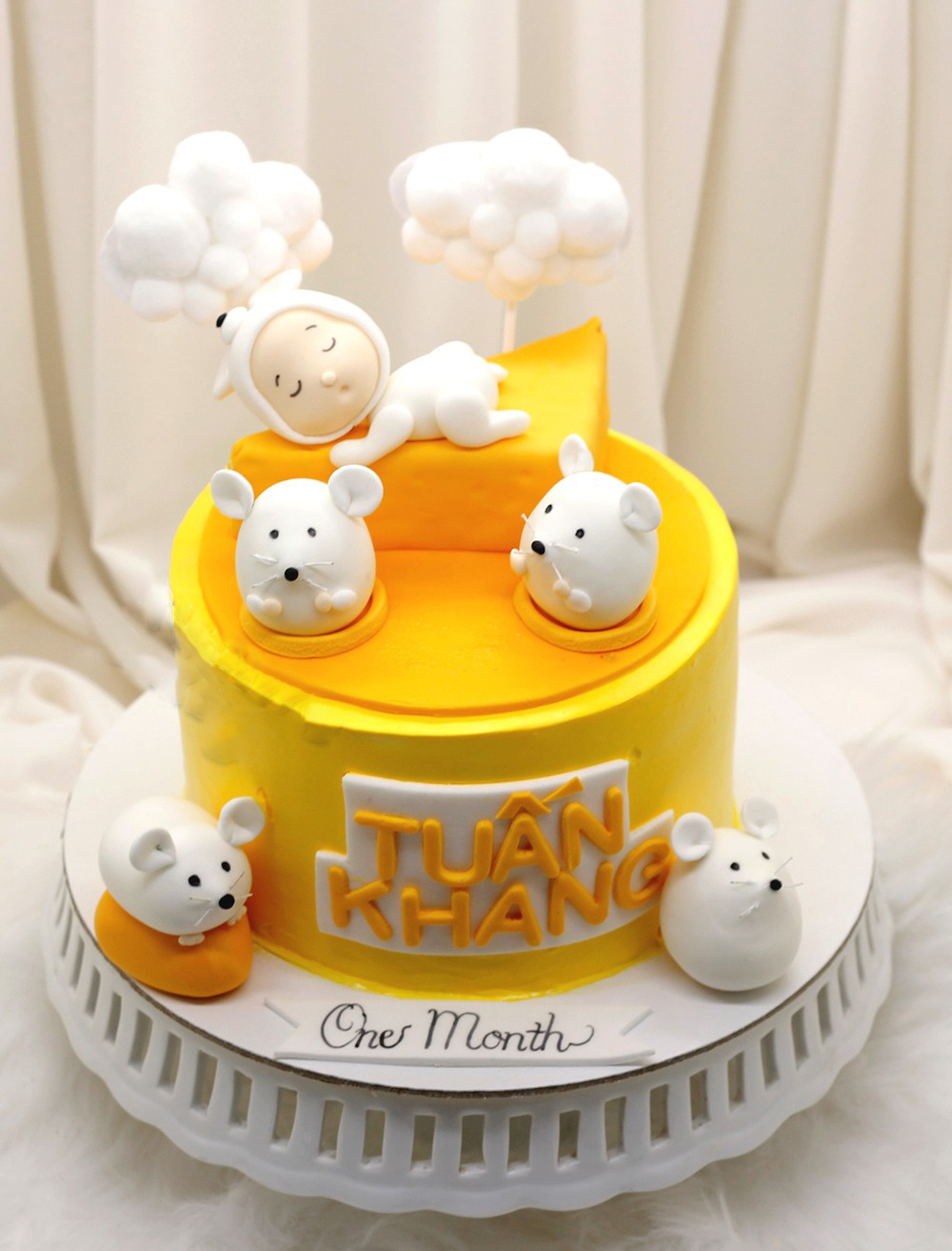 Bánh kem vẽ hình 3D chú cún dễ thương (Mẫu 46209) - FRIENDSHIP CAKES & GIFT