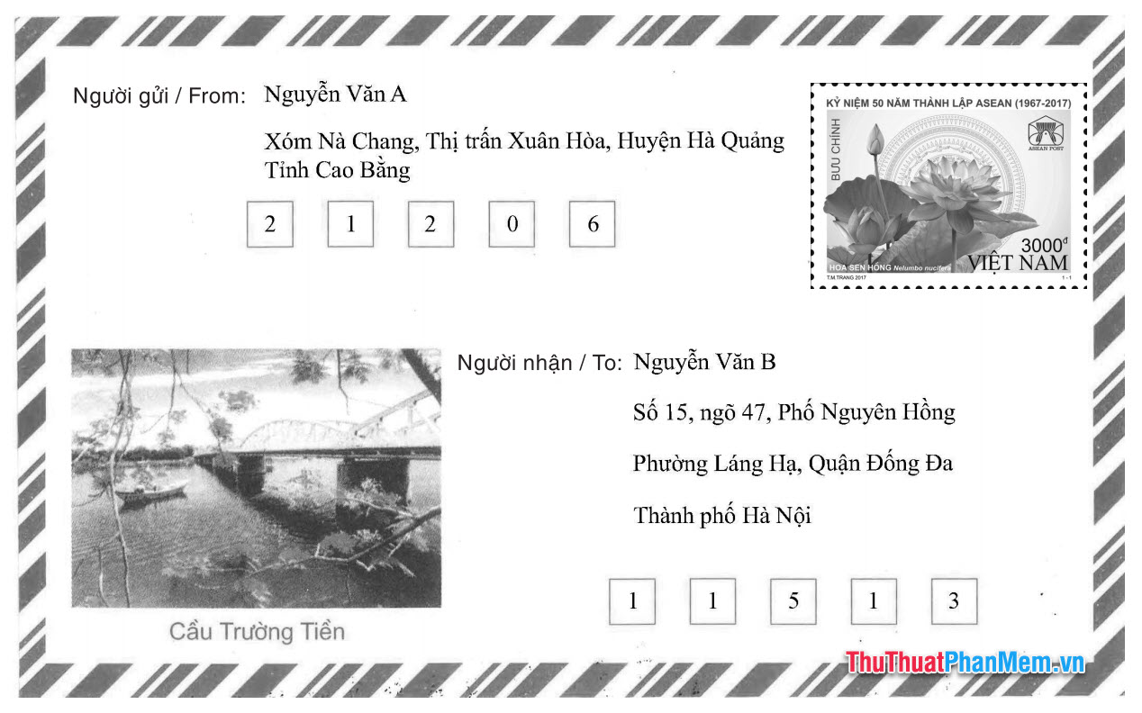 Mã vùng bưu chính Bình Định - Postal Code, Zip Code tại các chi nhánh bưu cục Bình Định