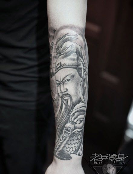Tattoo hình xăm quan công ở trên lưng | Chinese tattoo, Body suit tattoo,  Japanese tattoo