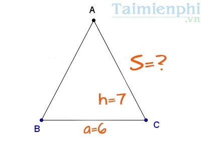 Công thức tính diện tích tam giác Thường, Vuông, Cân, Đều