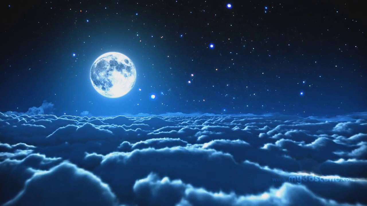 Bức tranh nền mặt trăng xanh tuyệt vời nhất