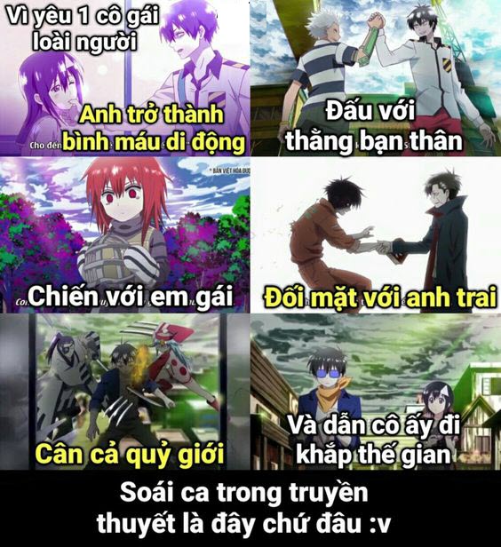 Ảnh chế Anime vui nhộn nhất