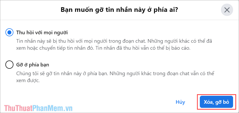 Cách xoá nhanh nhiều tin nhắn trên Messenger