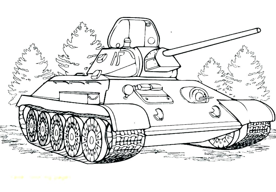 Bộ tranh tô màu xe tăng dành cho bé