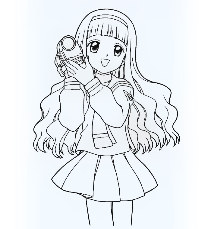 Hình ảnh Vẽ Bảng Tô Màu Hoạt Hình Anime Dễ Thương Của Một Búi Tóc Nhỏ Phác  Thảo Bản Vectơ PNG , Vẽ Xe, Vẽ Anime, Vẽ Hoạt Hình PNG và Vector