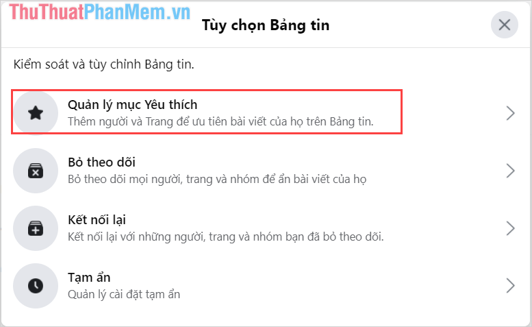 3. Xóa yêu thích bạn bè hàng loạt