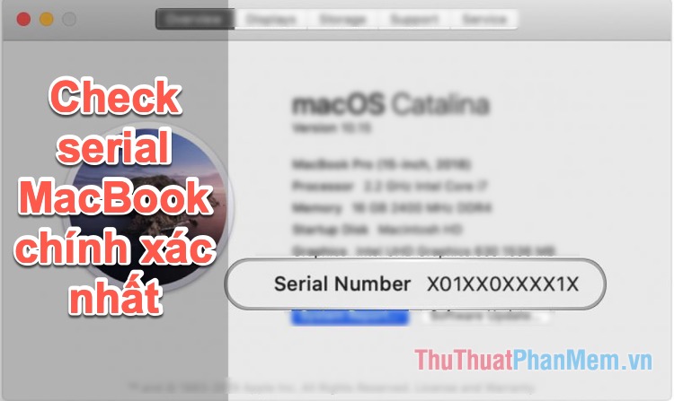 Kiểm tra số Serial Macbook: Phát hiện mã số đặc biệt nhất của chiếc Macbook