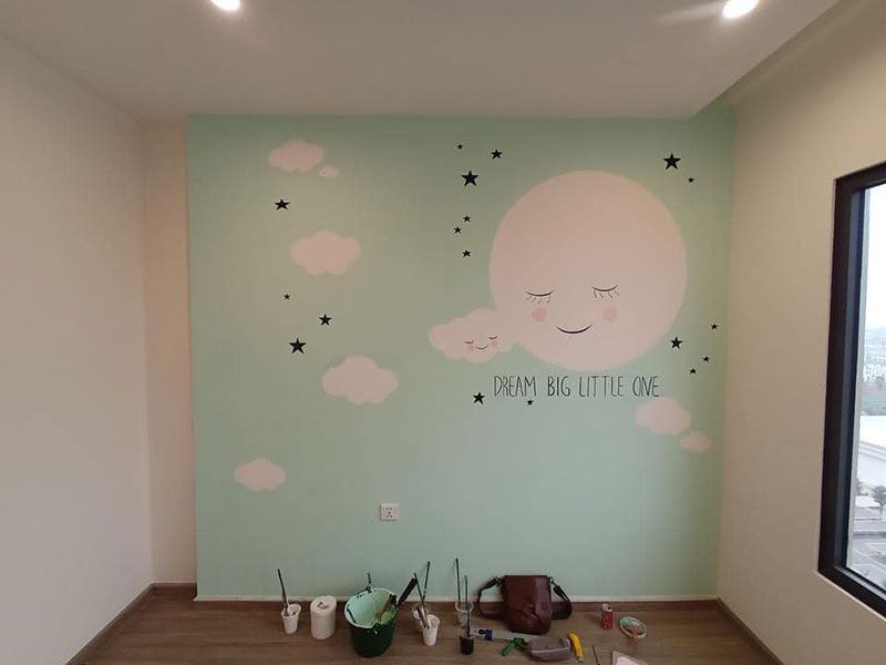 Tô điểm không gian với tranh vẽ tường dễ thương nhất