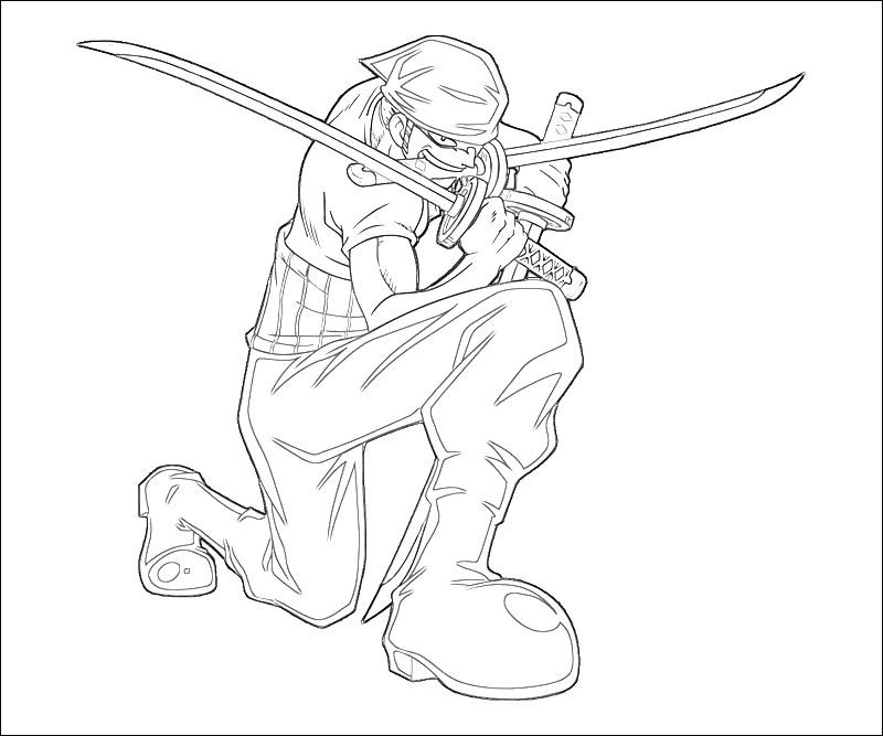 Trả lời @2Tigers Vẽ Zoro One Piece Siêu dễ #drawing #animeart #zoro #z... |  TikTok