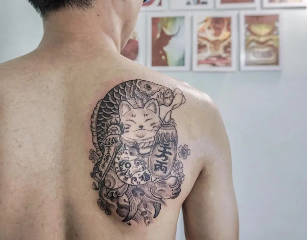 Tattoo Daruma , hình xăm daruma cu te , tattoo daruma nhật cổ - YouTube