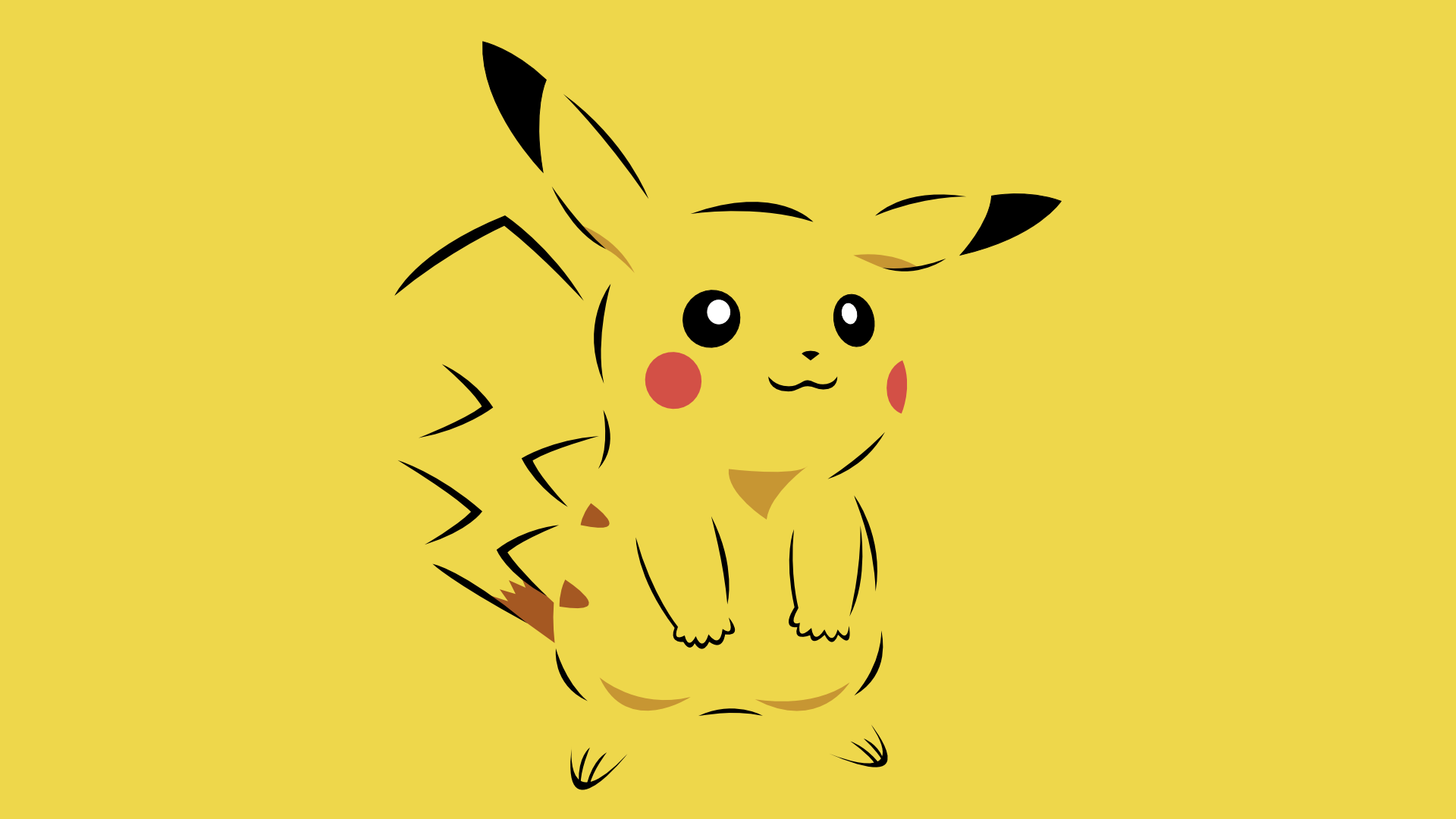 Hình nền Pikachu vui vẻ - AnhAnime.Com