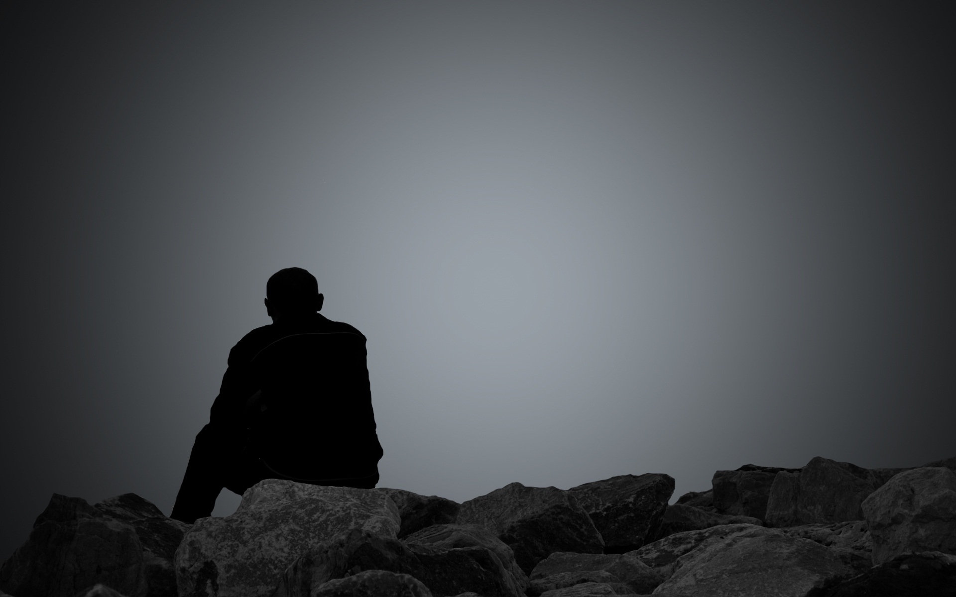 Hình nền Nền Một Người đang Ngồi Dưới Gốc Cây Quay Lưng Lại Với Một đám Mây  đen Nền, Hình ảnh Cảm Thấy Cô đơn, Một Mình, Cảm Giác Background Vector để