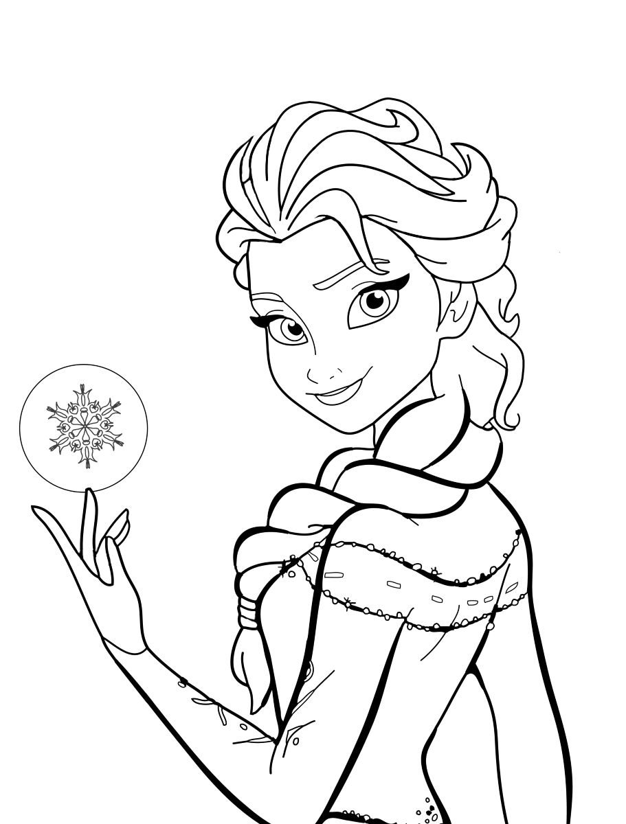Tặng bé yêu top tranh tô màu Elsa và Anna dễ thương nhất | Elsa coloring  pages, Frozen coloring pages, Princess coloring pages