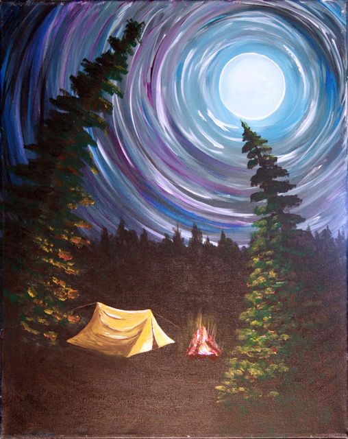 Bức tranh lều trại tinh tế nhất