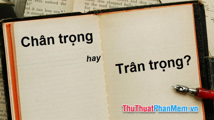 Chân trọng hay trân trọng? Từ nào đúng chính tả tiếng Việt?