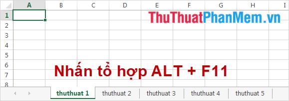 Tạo bảng điều khiển cho danh sách Sheet trong Excel