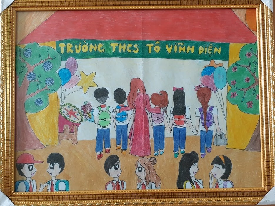 Bộ sưu tập tranh độc đáo về đề tài 20-11 và ngày nhà giáo Việt Nam