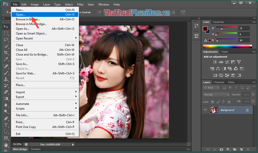Hướng dẫn tạo hình xăm trên người bằng Adobe Photoshop - QuanTriMang.com