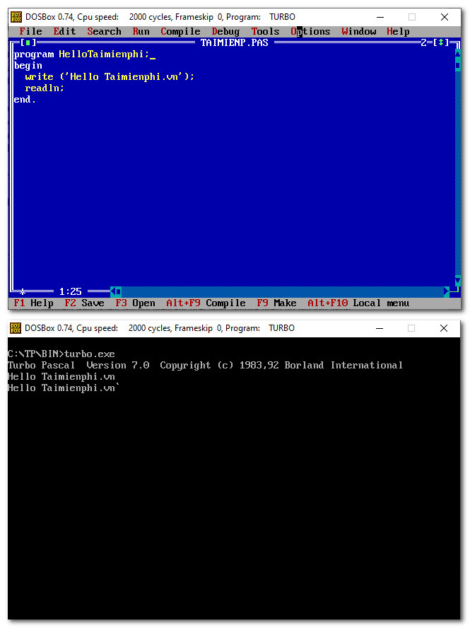 Cách Chạy Chương Trình Turbo Pascal: Hướng Dẫn Chi Tiết từ A-Z